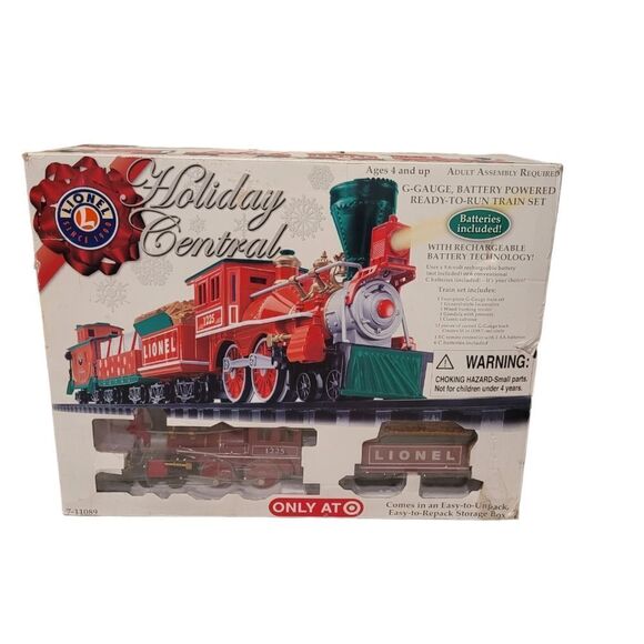Lionel Holiday Central Christmas Train G-gauge Target Discontinued Htf